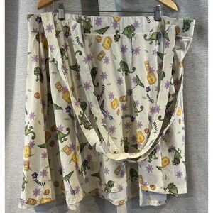 Hot Topic Disney‎ Tangled Rapunzel Pascal Lantern Suspender Skirt Plus Size 4